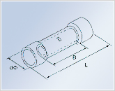 短形全絕緣中間接頭（TL-JTK型）PVT